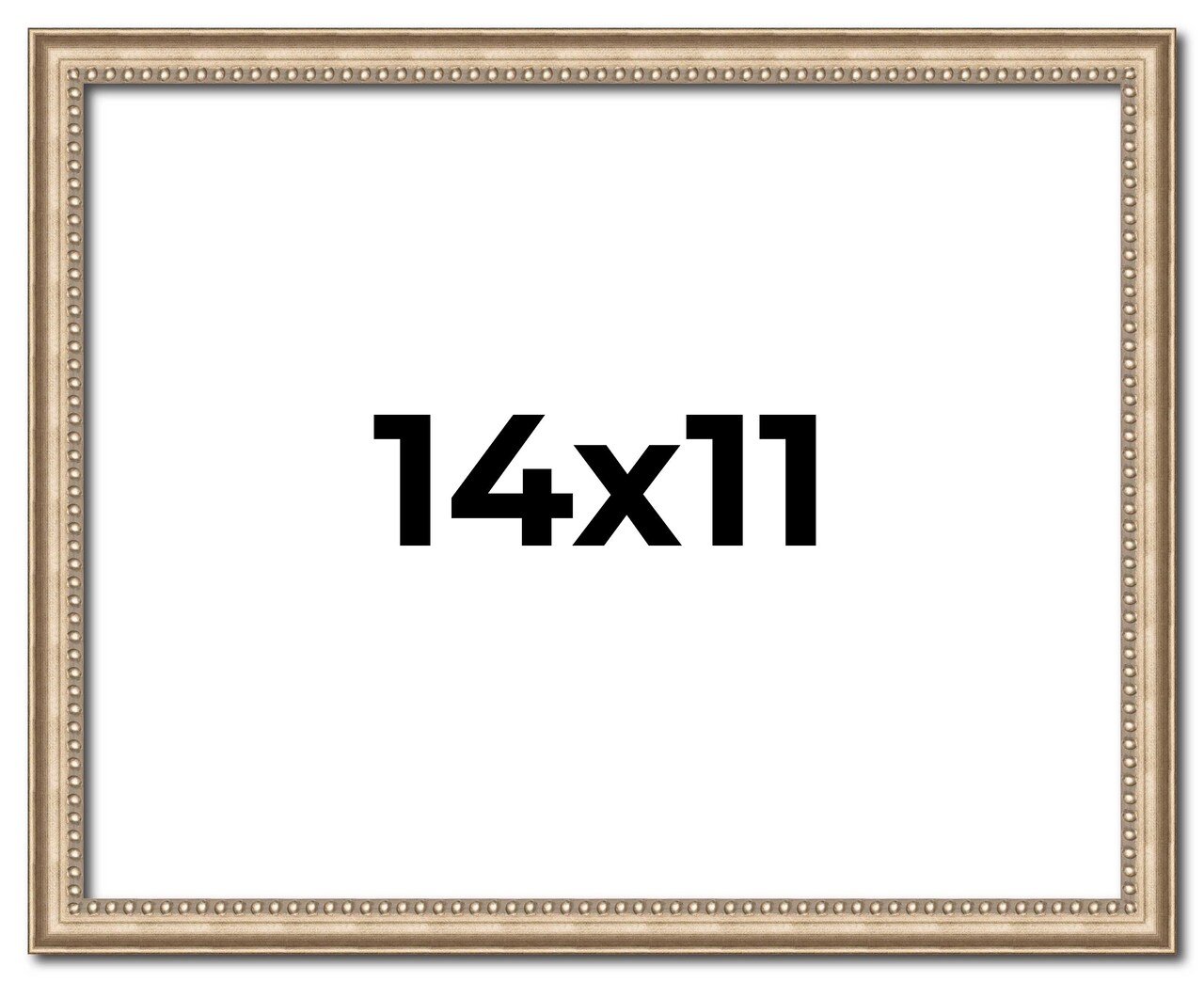 Photo Size Minimalist Silver Picture Frame - UV Acrylic, Foam Board Backing, Hanging Hardware